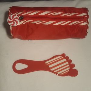 Mini Cosmetic Pedicure zipper bag NWOT